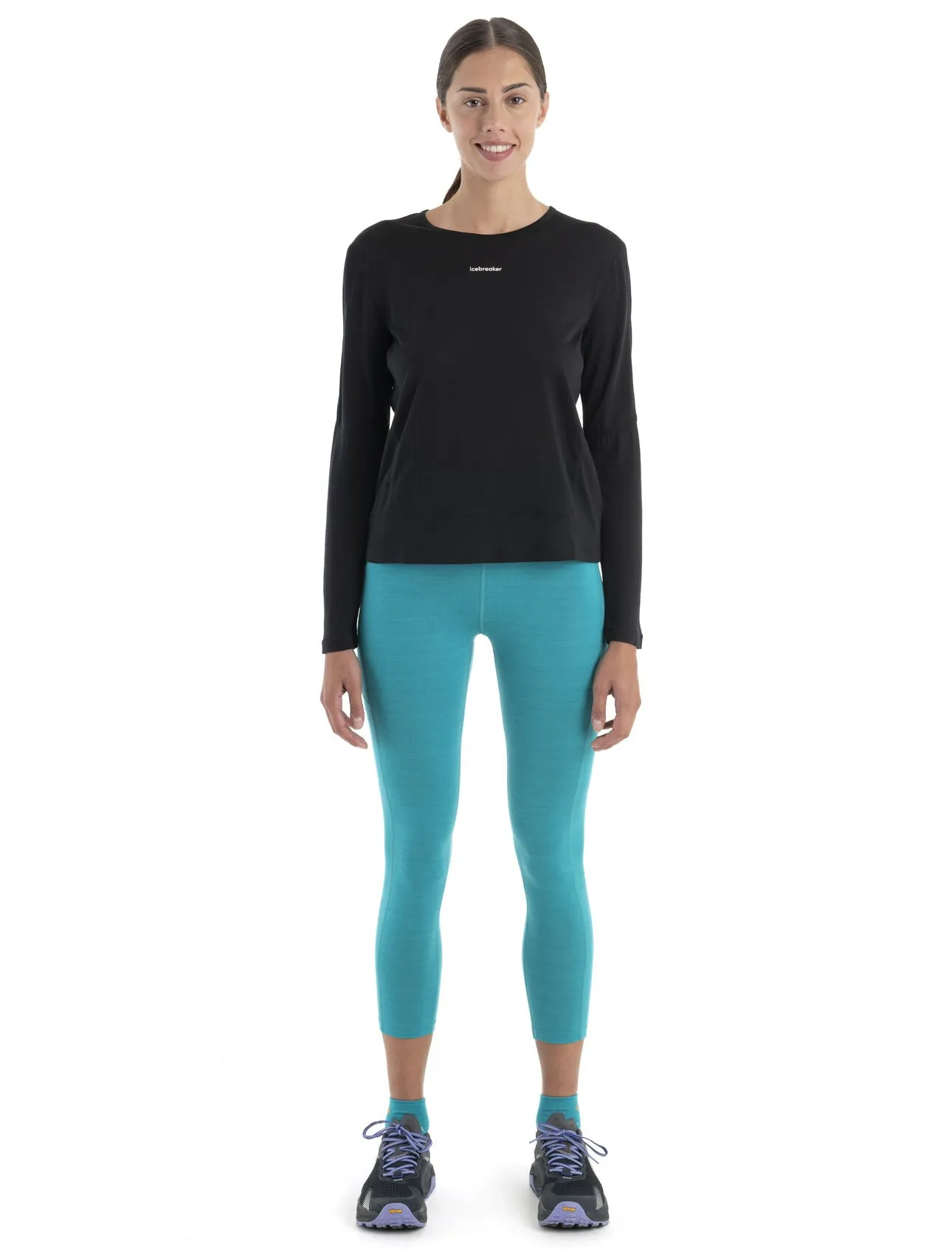 Womens 125 ZoneKnit Merino Energy Wind Long Sleeve Tee