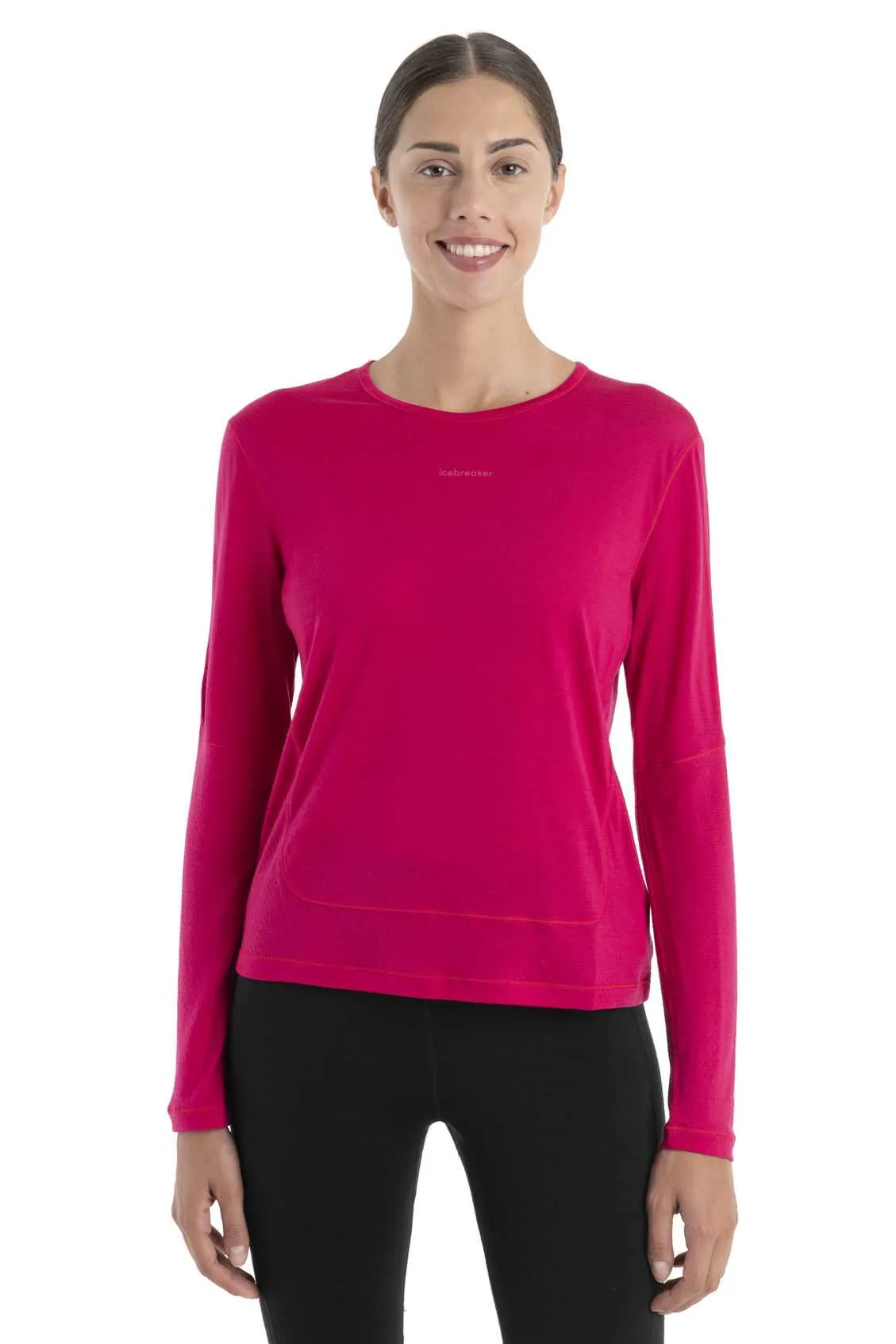 Womens 125 ZoneKnit Merino Energy Wind Long Sleeve Tee