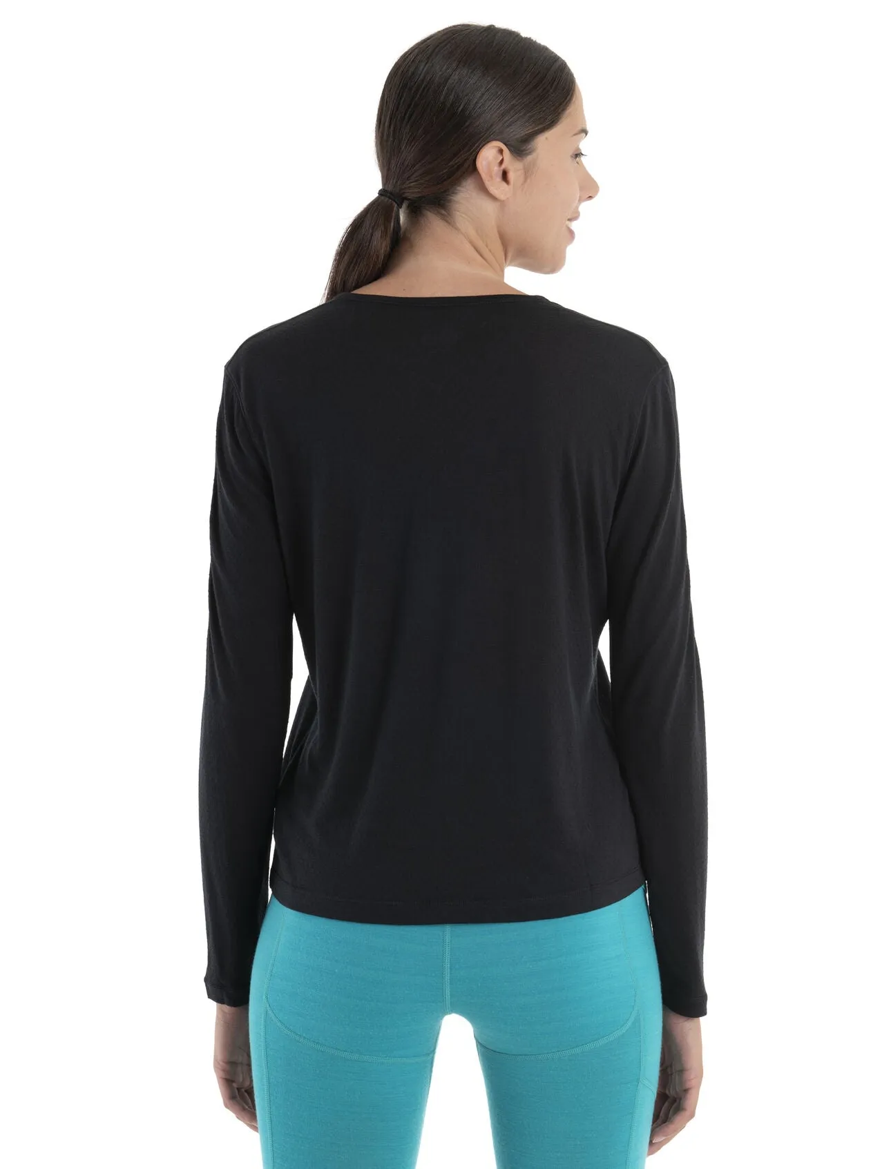 Womens 125 ZoneKnit Merino Energy Wind Long Sleeve Tee